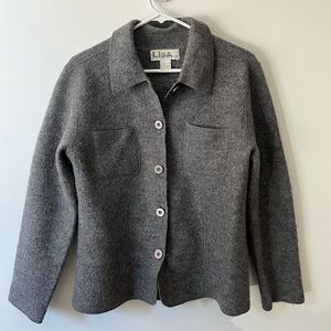 Gray Sweater Jacket size S